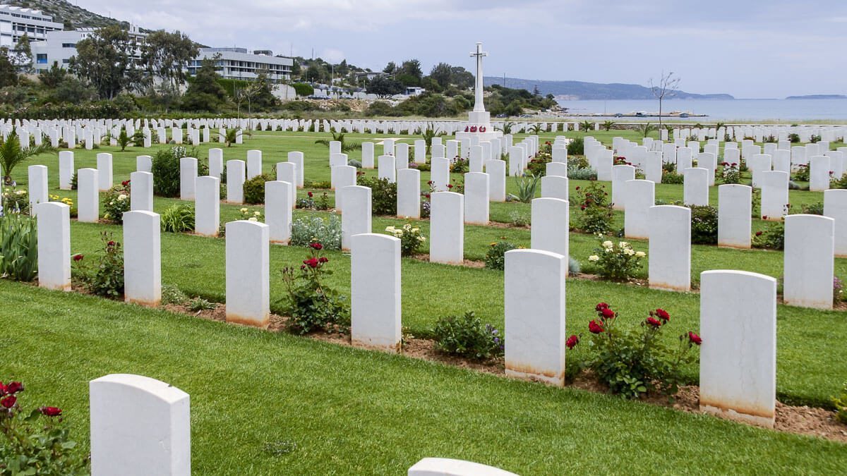 Souda bay, souda war cemetery, WWII- W.W.2 Crete
