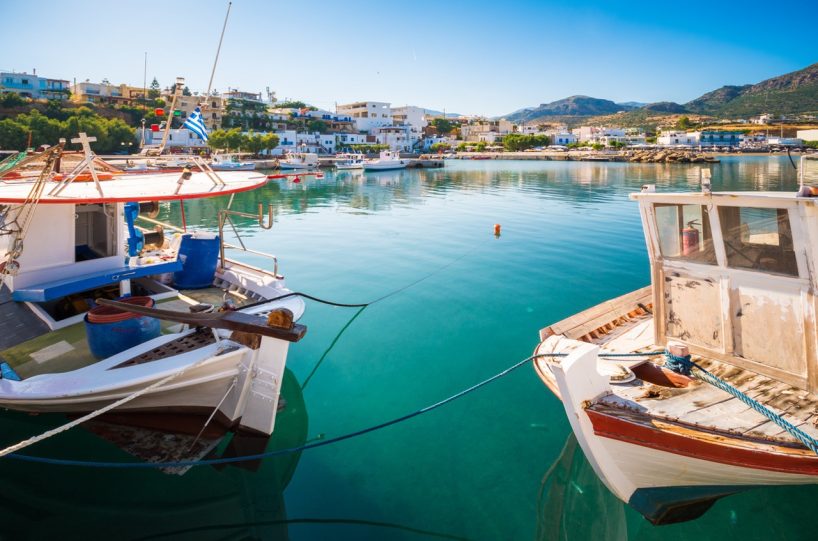 Crete Makry Gialos Harbour